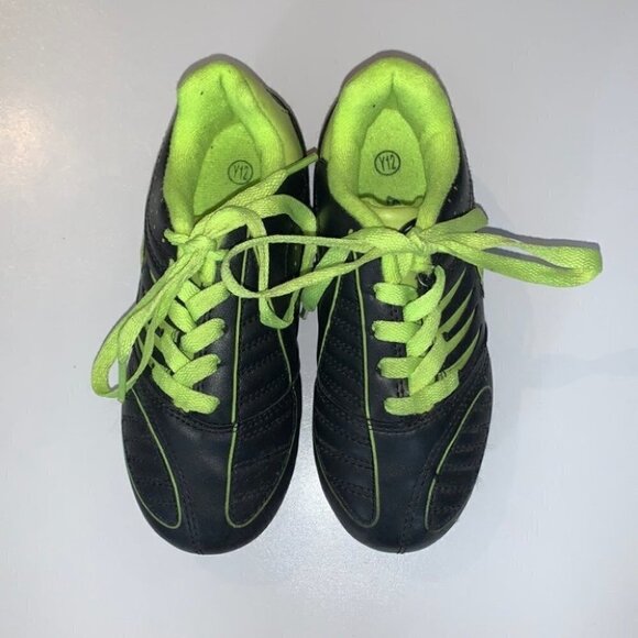 𝅺eletto black/green boys soccer shoes 12 - Picture 2 of 11